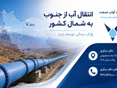 انتقال آب از جنوب به شمال ایران
