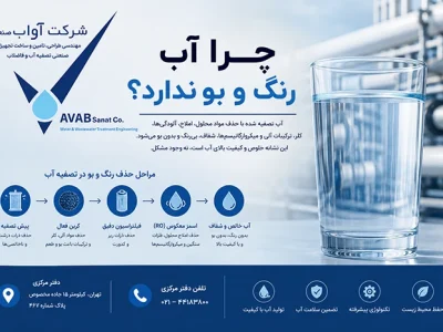 چرا آب رنگ و بو ندارد